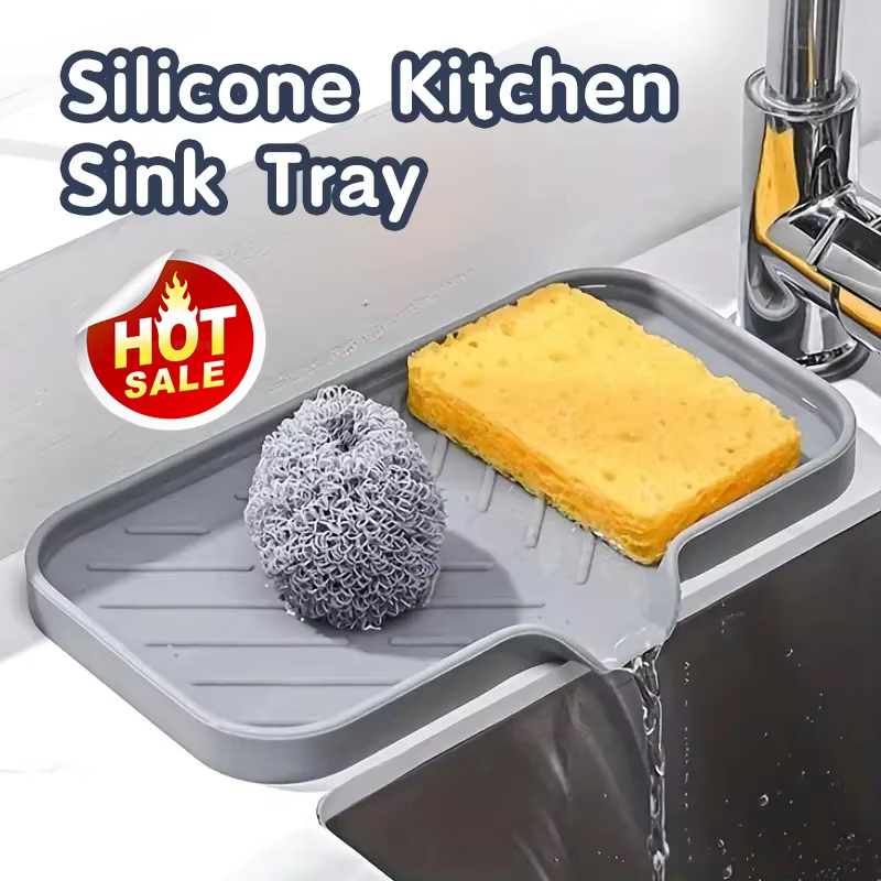 Silicone Tap Washer - Silicone Faucet Mat Kitchen Sink Tray
