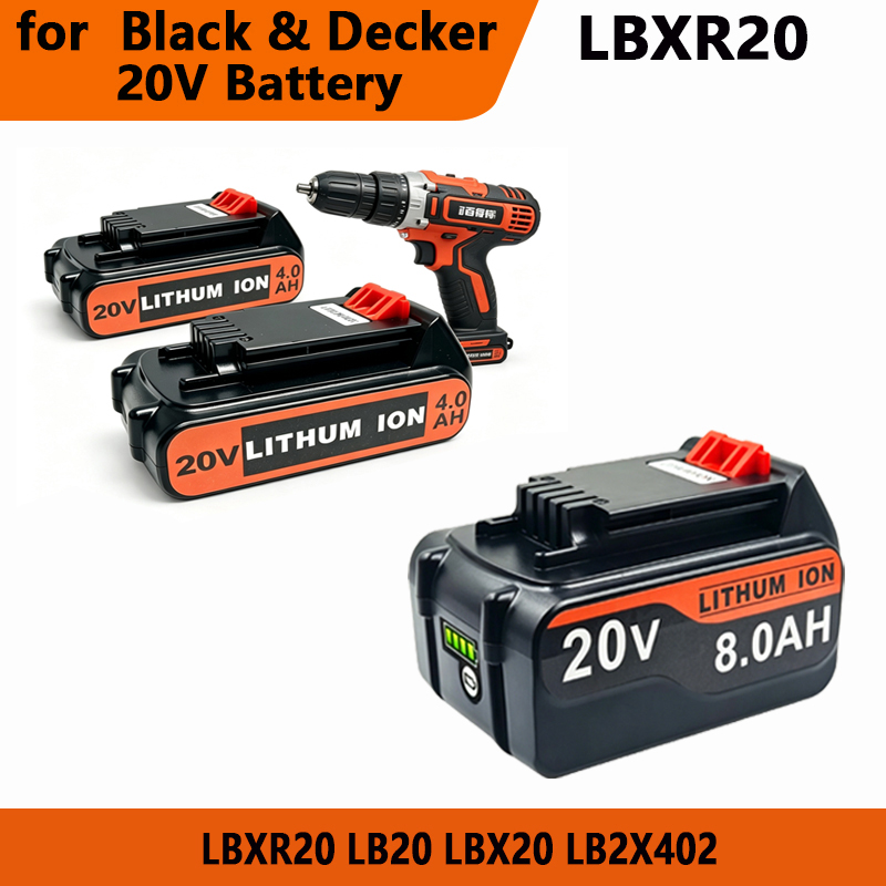 for 3/4/6/8Ah Long Runtime BL2 - огляд і ціна Black+Decker Tool 20V Max