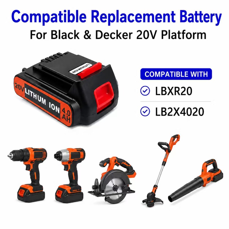 for 3/4/6/8Ah Long Runtime BL2 - огляд і ціна Black+Decker Tool 20V Max