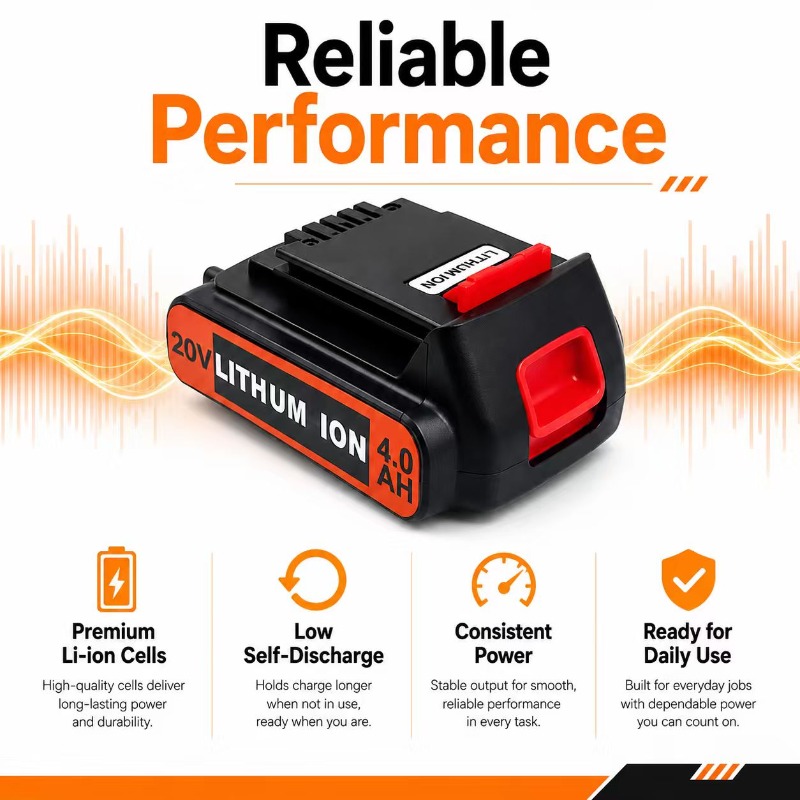 for 3/4/6/8Ah Long Runtime BL2 - огляд і ціна Black+Decker Tool 20V Max