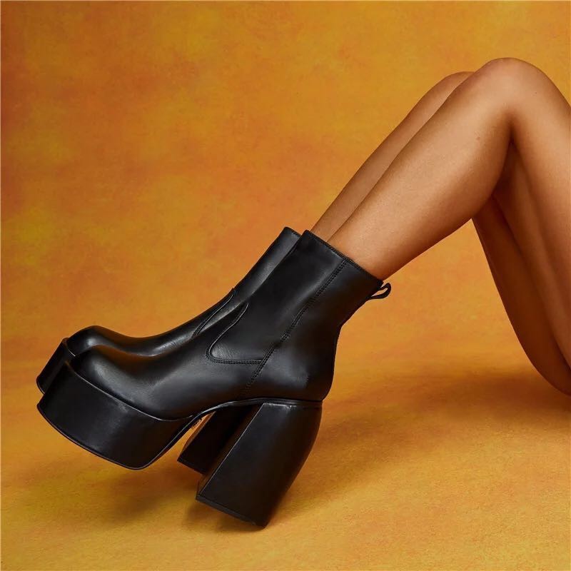 Women's Square Toe High Heeled - огляд і ціна Pipe Bending Spring
