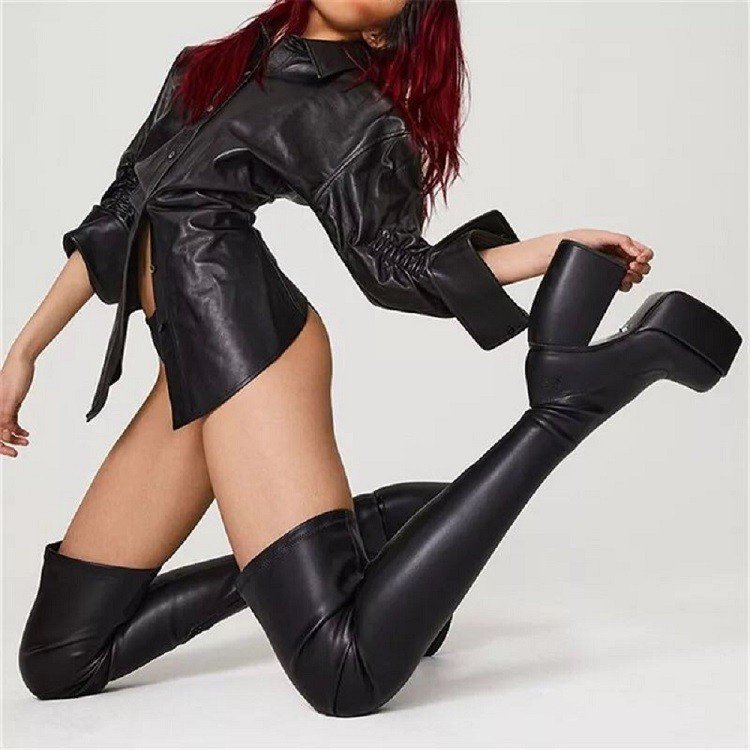 Women's Square Toe High Heeled - огляд і ціна Pipe Bending Spring