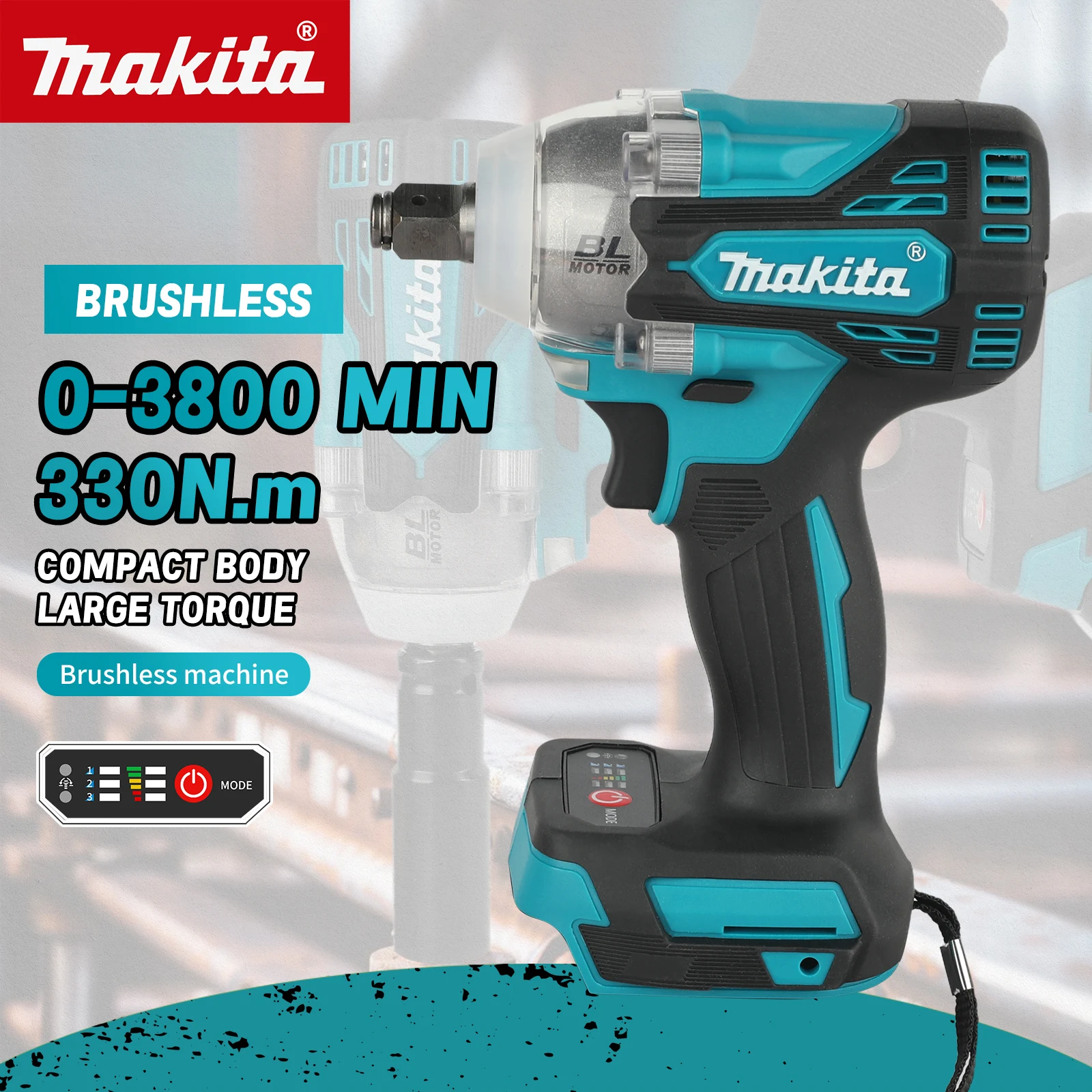 Makita DTW300 Cordless Impact  - огляд і ціна Makita Drill Dtw300