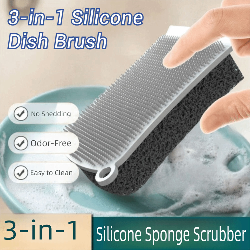 3-in-1 Silicone Sponge Brush P - огляд і ціна Silicone Tap Washer
