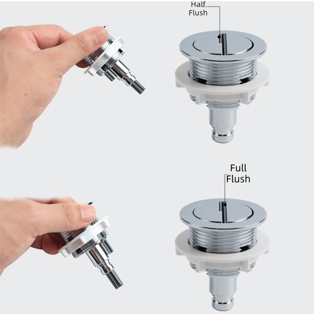 Chrome Plating Toilet Push But - огляд і ціна Toilet Fill Valve