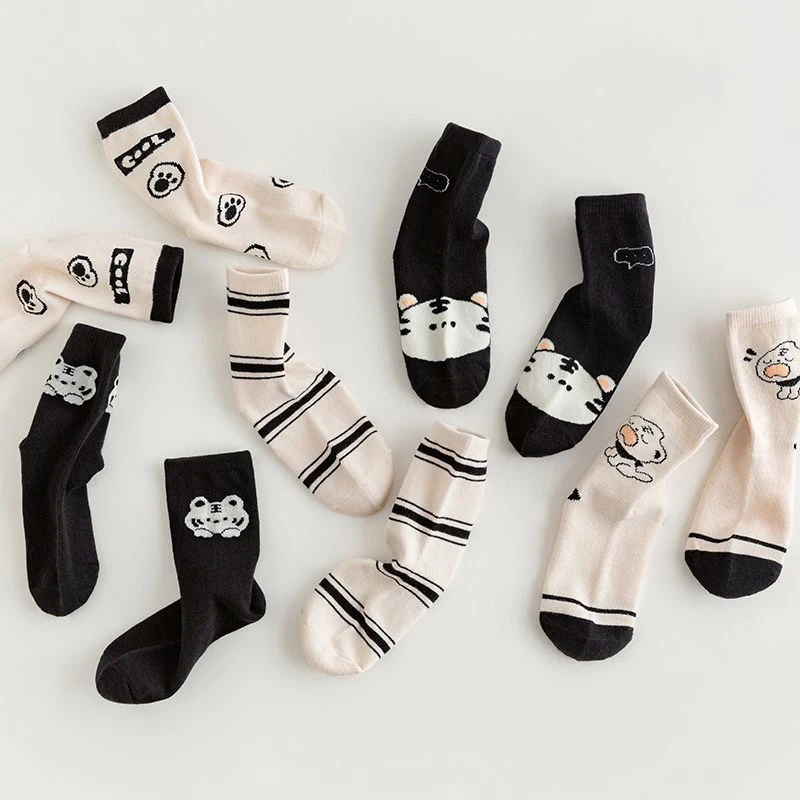 5Pairs Cartoon Kids Cotton Soc - огляд і ціна Pipe Bending Spring