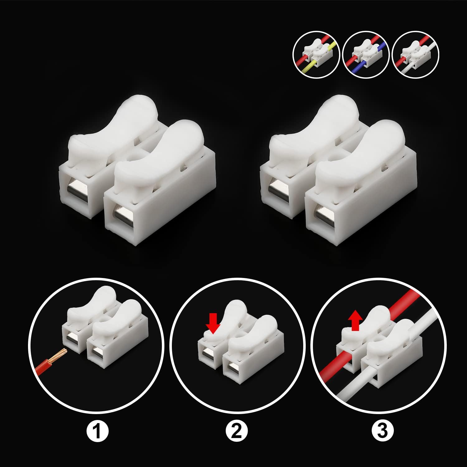 50pcs Push Quick Wire Cable CH - огляд і ціна Push Fit Connector