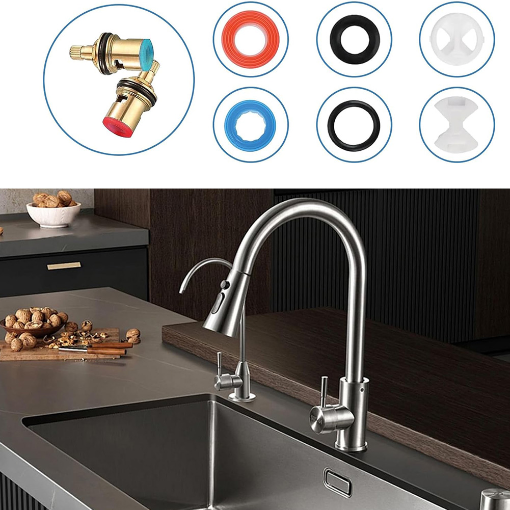 2 Pack Tap Cartridge Replaceme - огляд і ціна Silicone Tap Washer