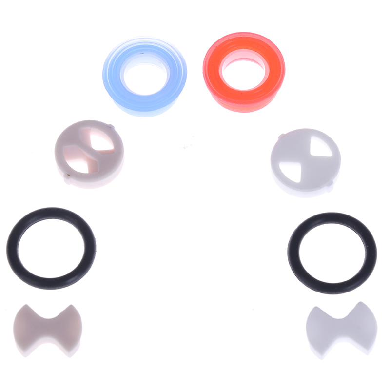 8Pcs/set Ceramic Disc Silicon  - огляд і ціна Silicone Tap Washer